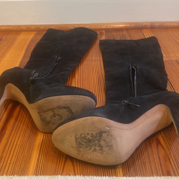 Sam Edelman knee high suede boots - Picture 2 of 3